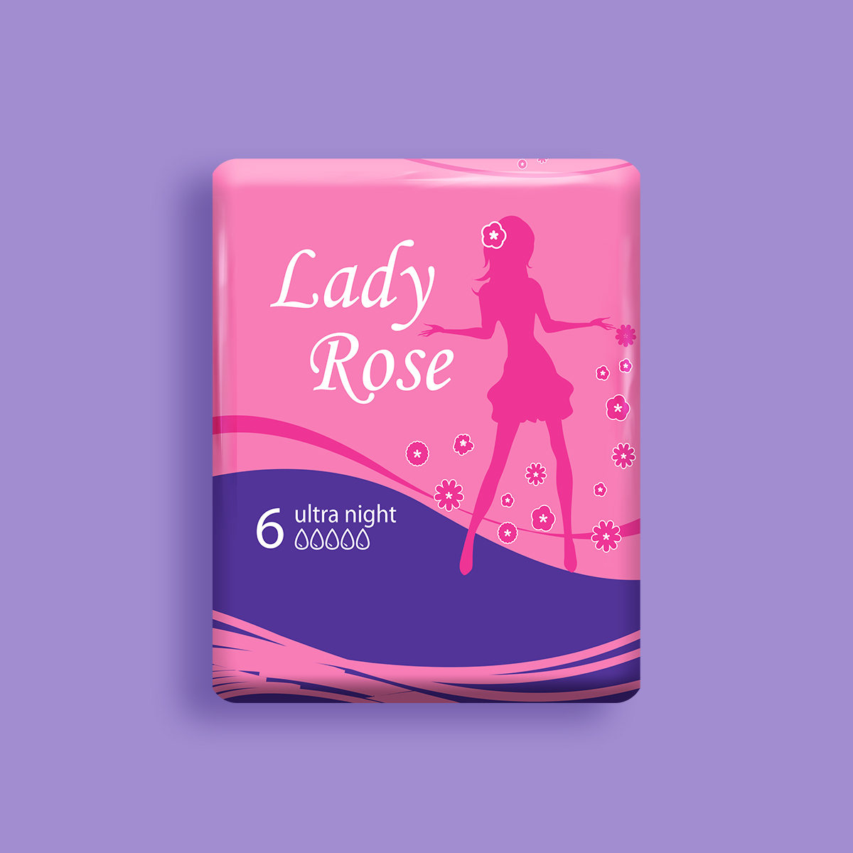 Lady Rose Ultra thin Night 6 Pads